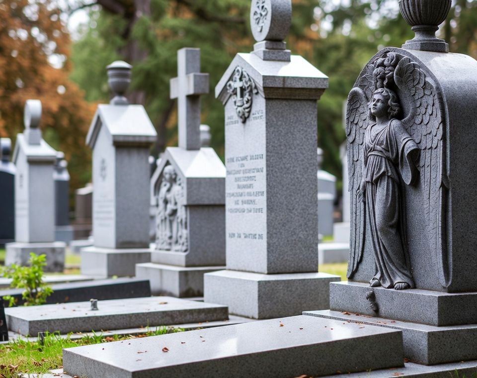 Установка памятников и надгробий на кладбище в Москве и Московской области